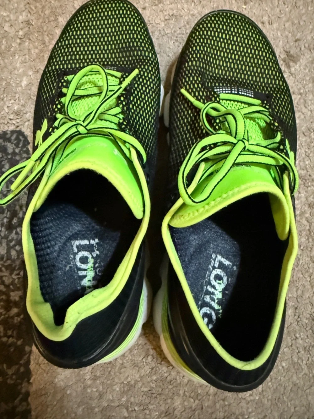 Men's Under Armour Speedform Gemini 2.1 running neon green Sneakers-13